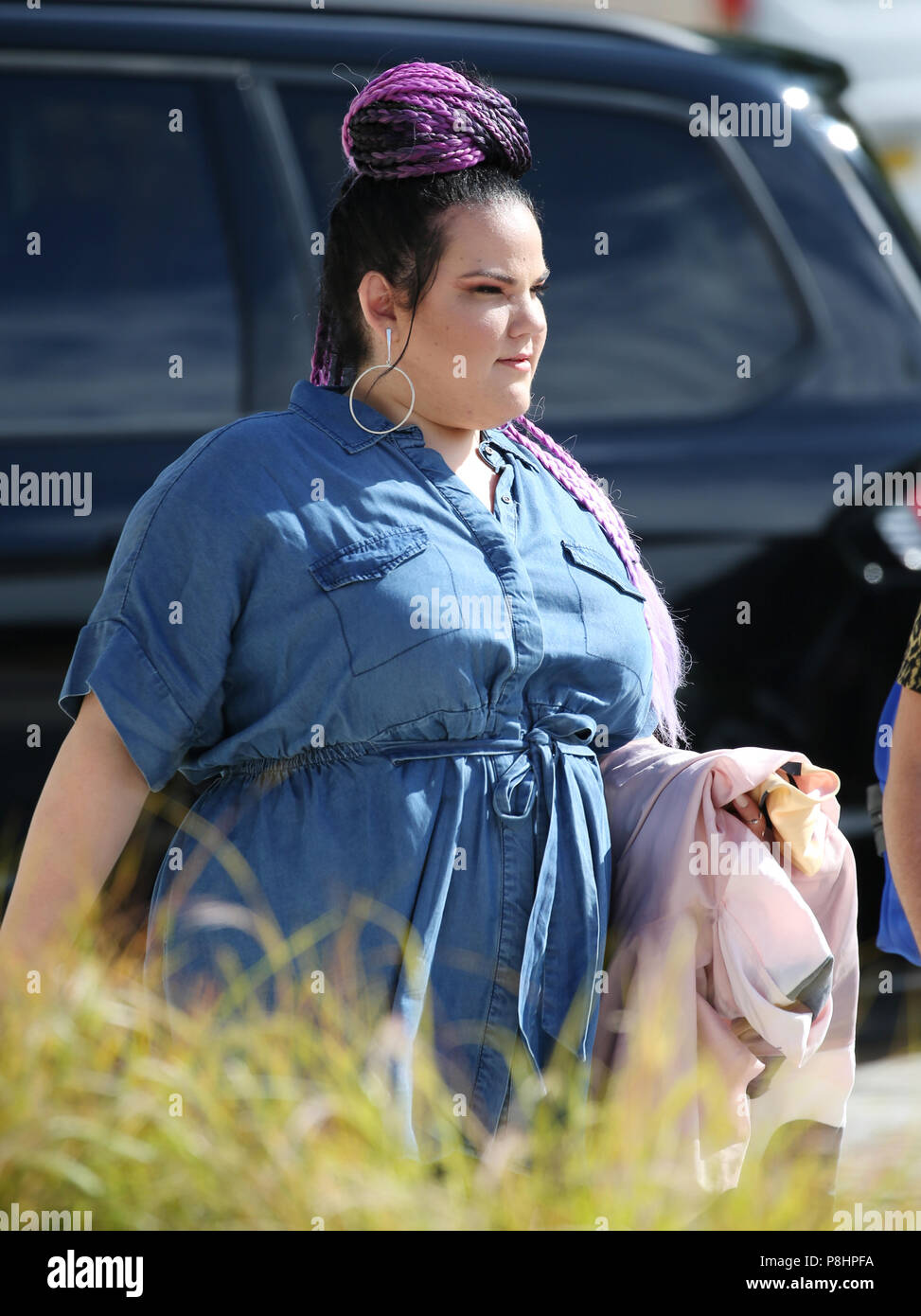 L'extérieur des Studios ITV Netta Barzilai comprend : Netta Barzilai Où : London, Royaume-Uni Quand : 11 Juin 2018 Crédit : Rocky/WENN.com Banque D'Images