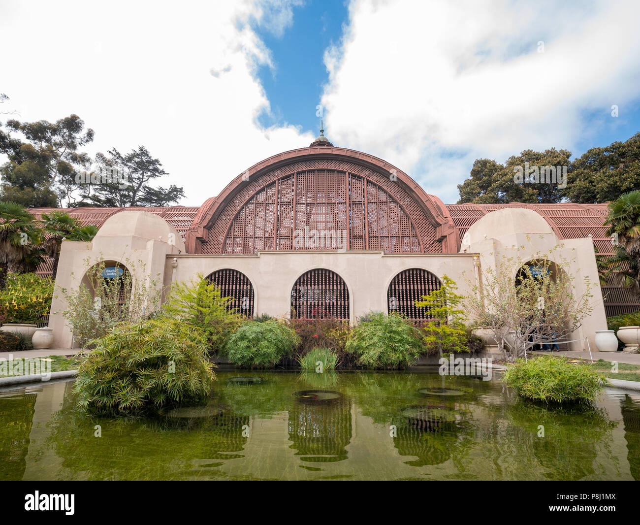 Bâtiment botanique dans la belle et historique Balboa Park à San Diego, Californie Banque D'Images