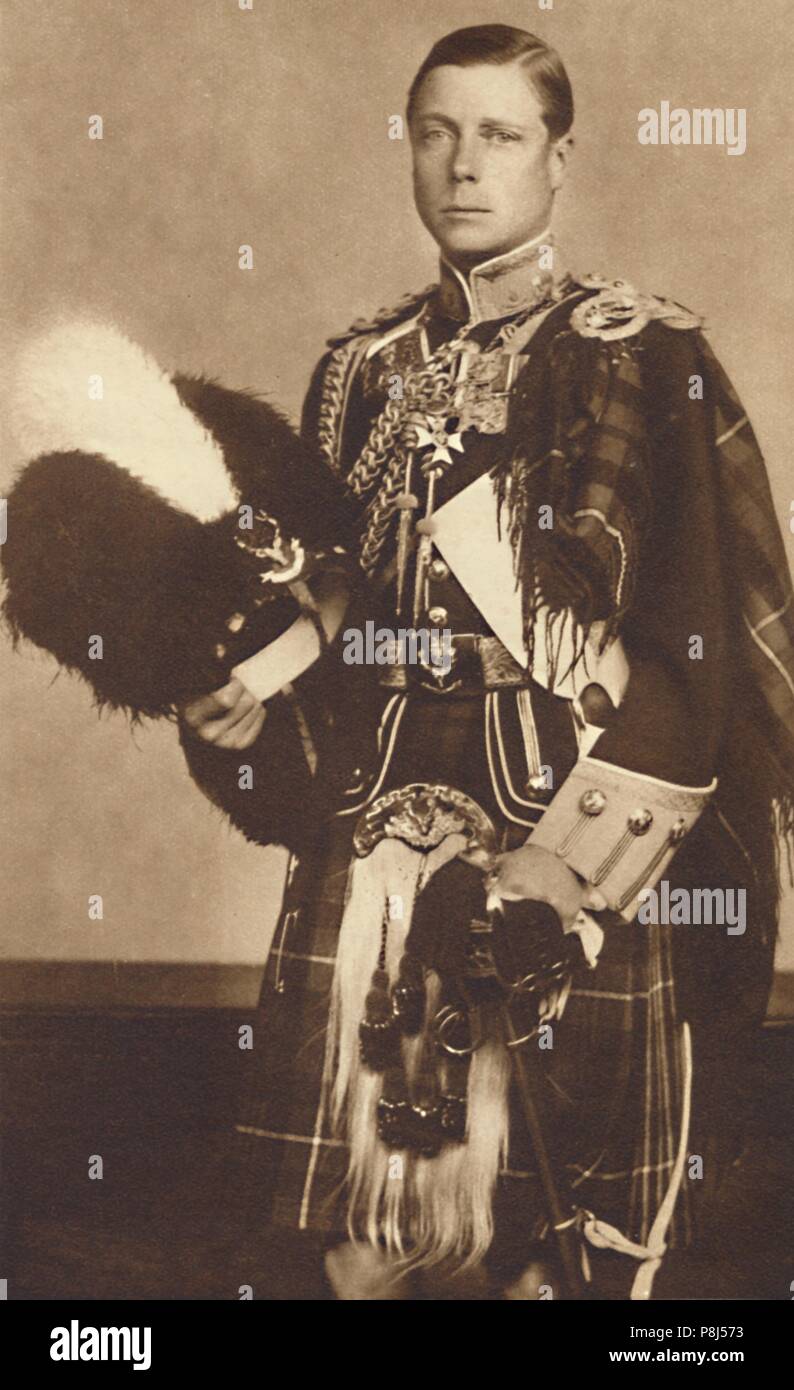 'En tant que colonel en chef, le Seaforth Highlanders', 1937. Artiste : Inconnu. Banque D'Images