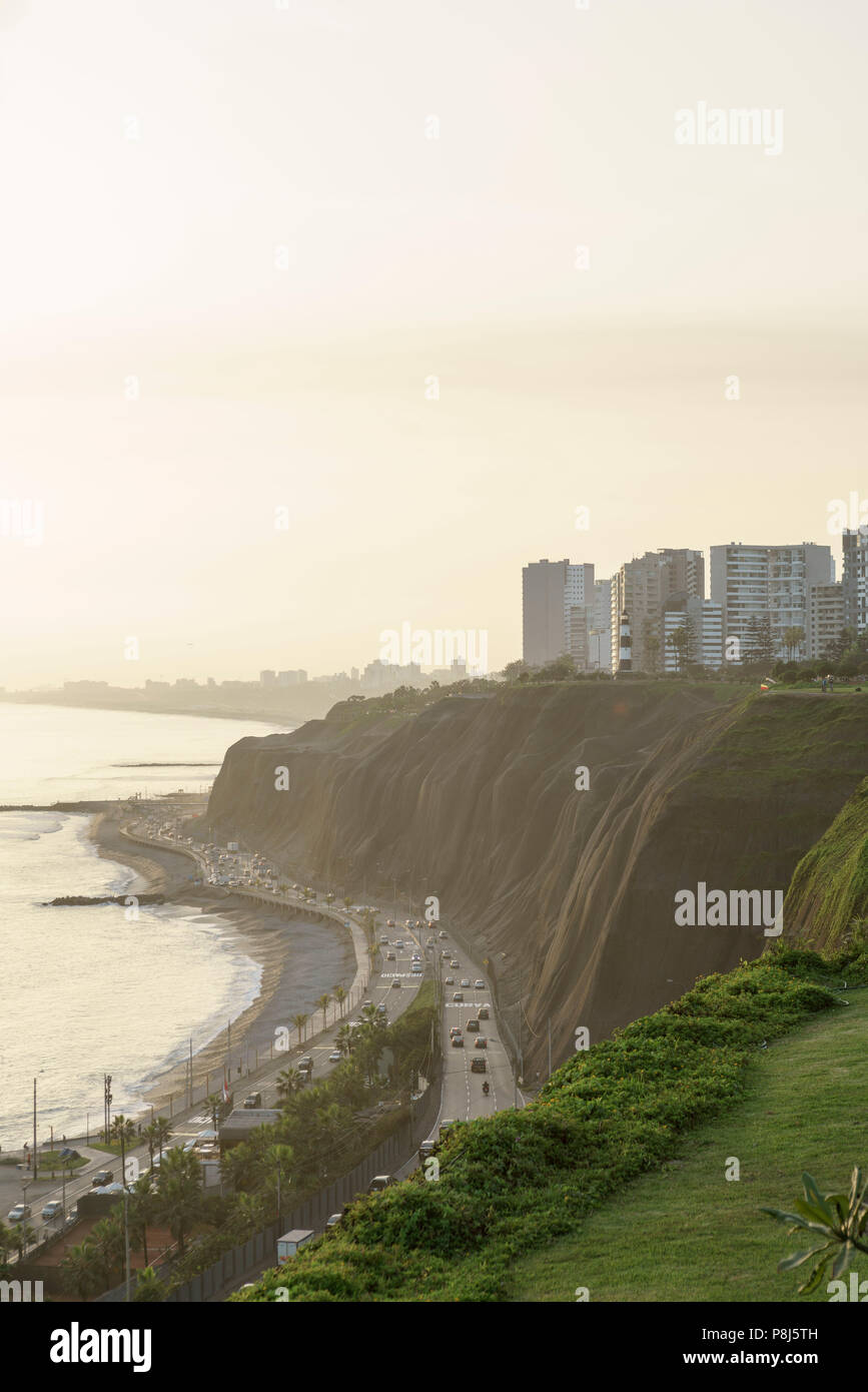 Miraflores, Lima, Pérou. Banque D'Images