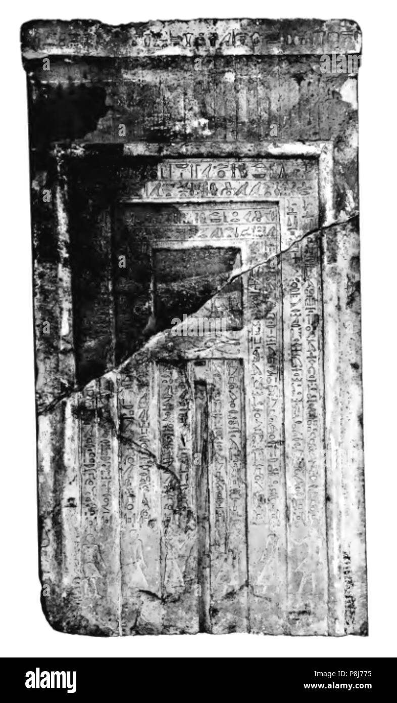 Stèle 538 Apa Quibell Banque D'Images
