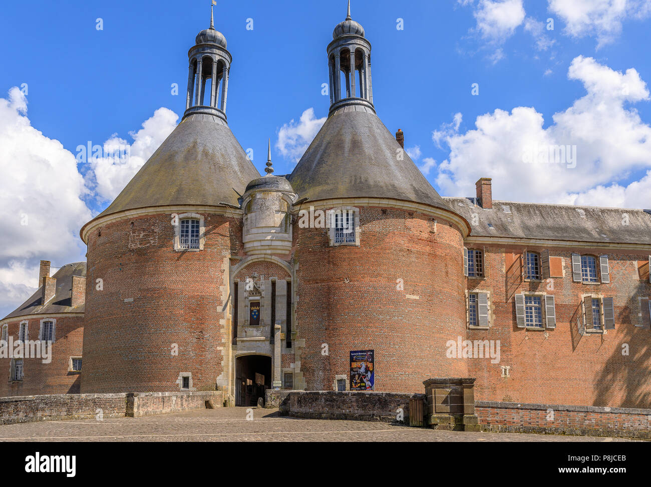 Saint-Fargeau château de Bourgogne, France Banque D'Images