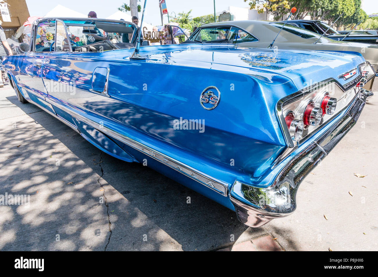 18e Salon de l'automobile Whittier Uptown Banque D'Images