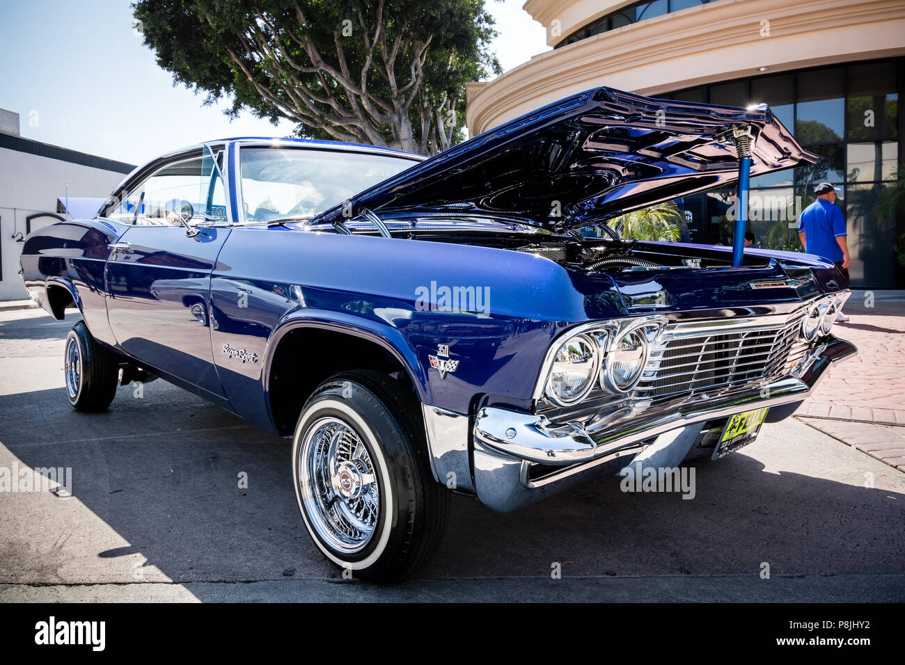 18e Salon de l'automobile Whittier Uptown Banque D'Images