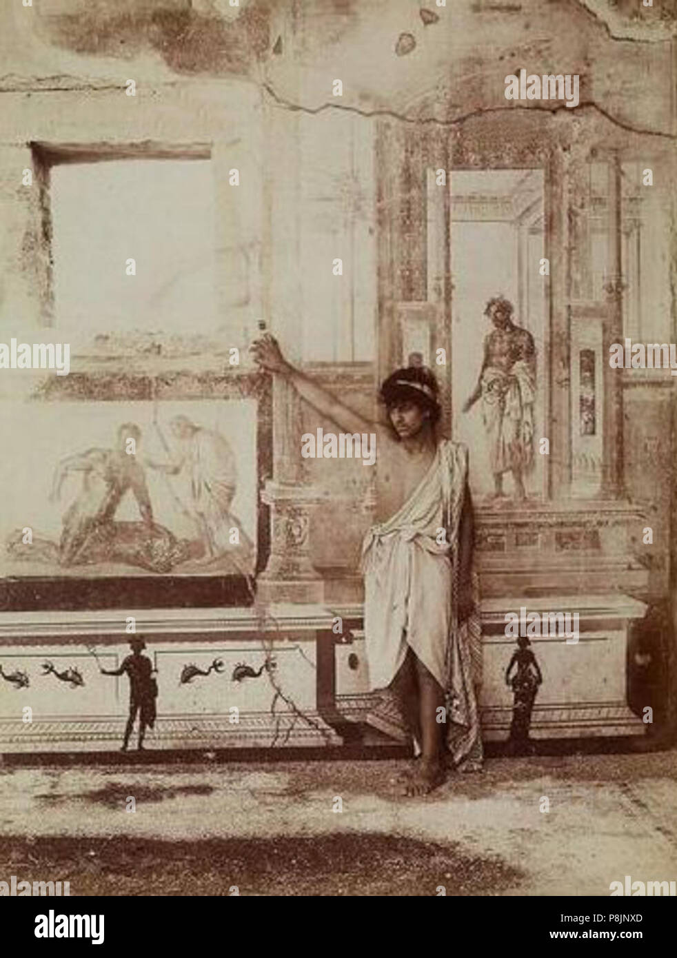 . 465 Pluschow, Wilhelm von (1852-1930) - Edoardo a Pompei 3 Banque D'Images