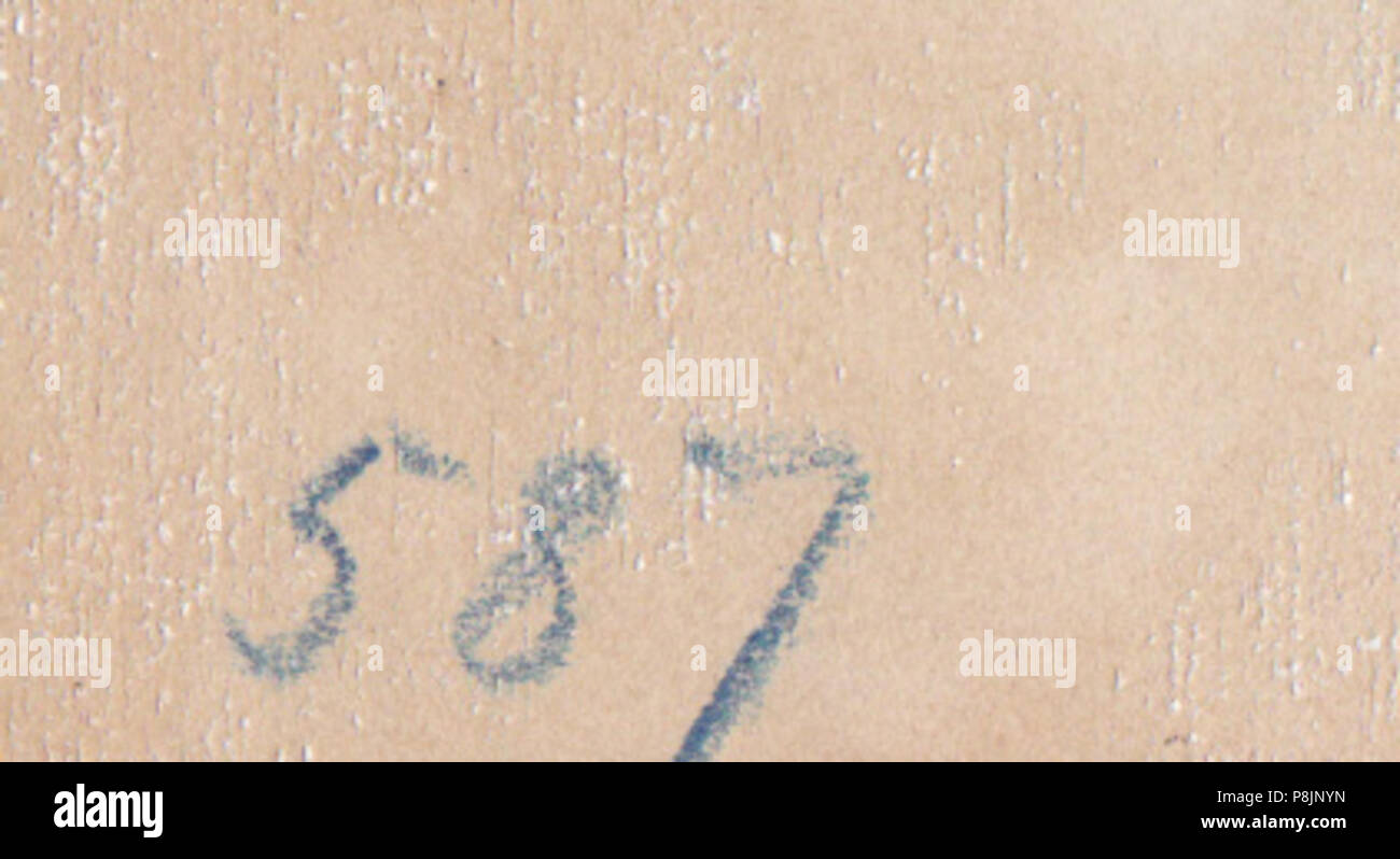 . 465 Pluschow, Wilhelm von (1852-1930) - n. 0587 verso Banque D'Images