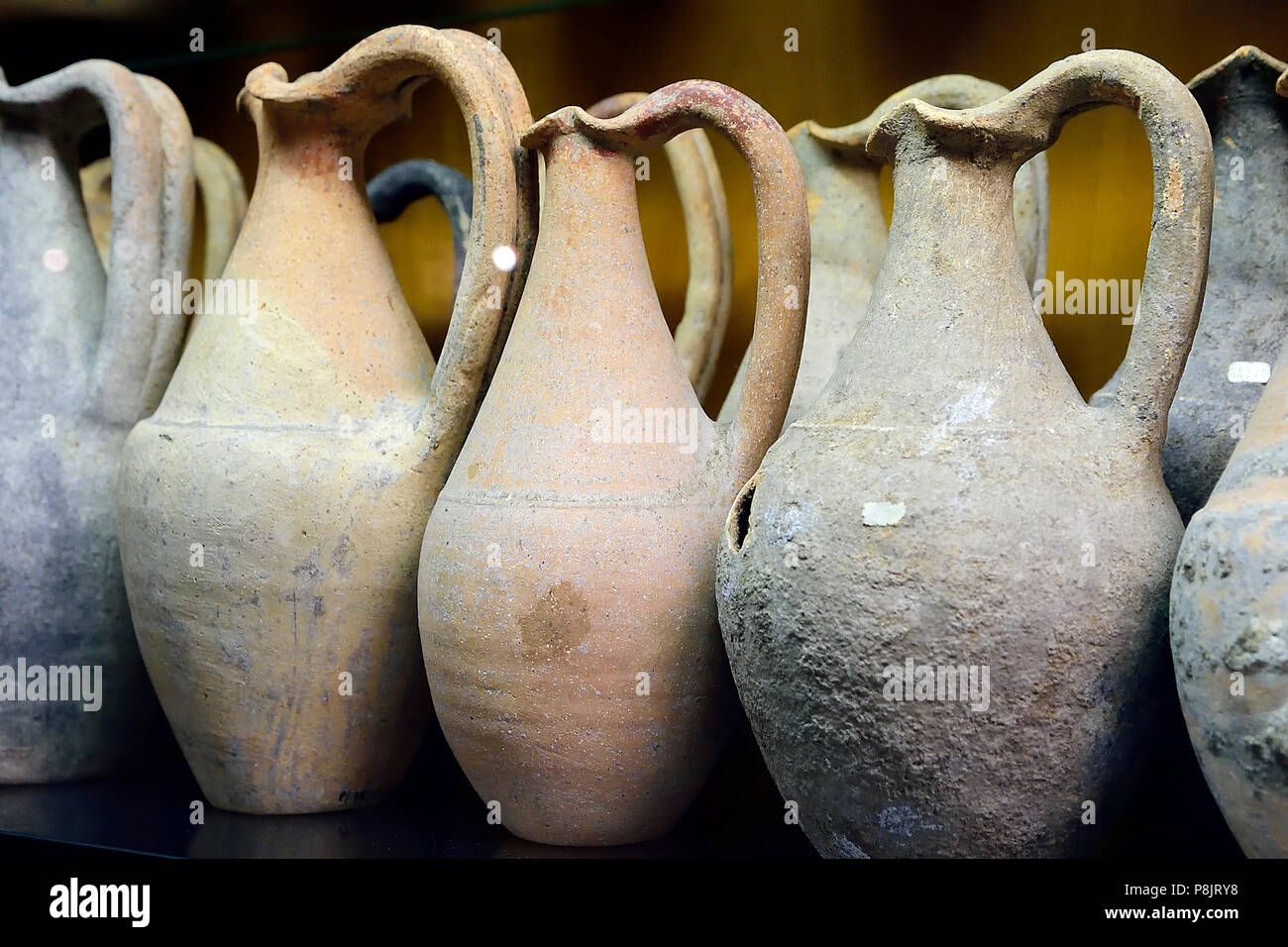 Antiquarium Arborense museum, amphore.Oristano, Sardaigne Banque D'Images