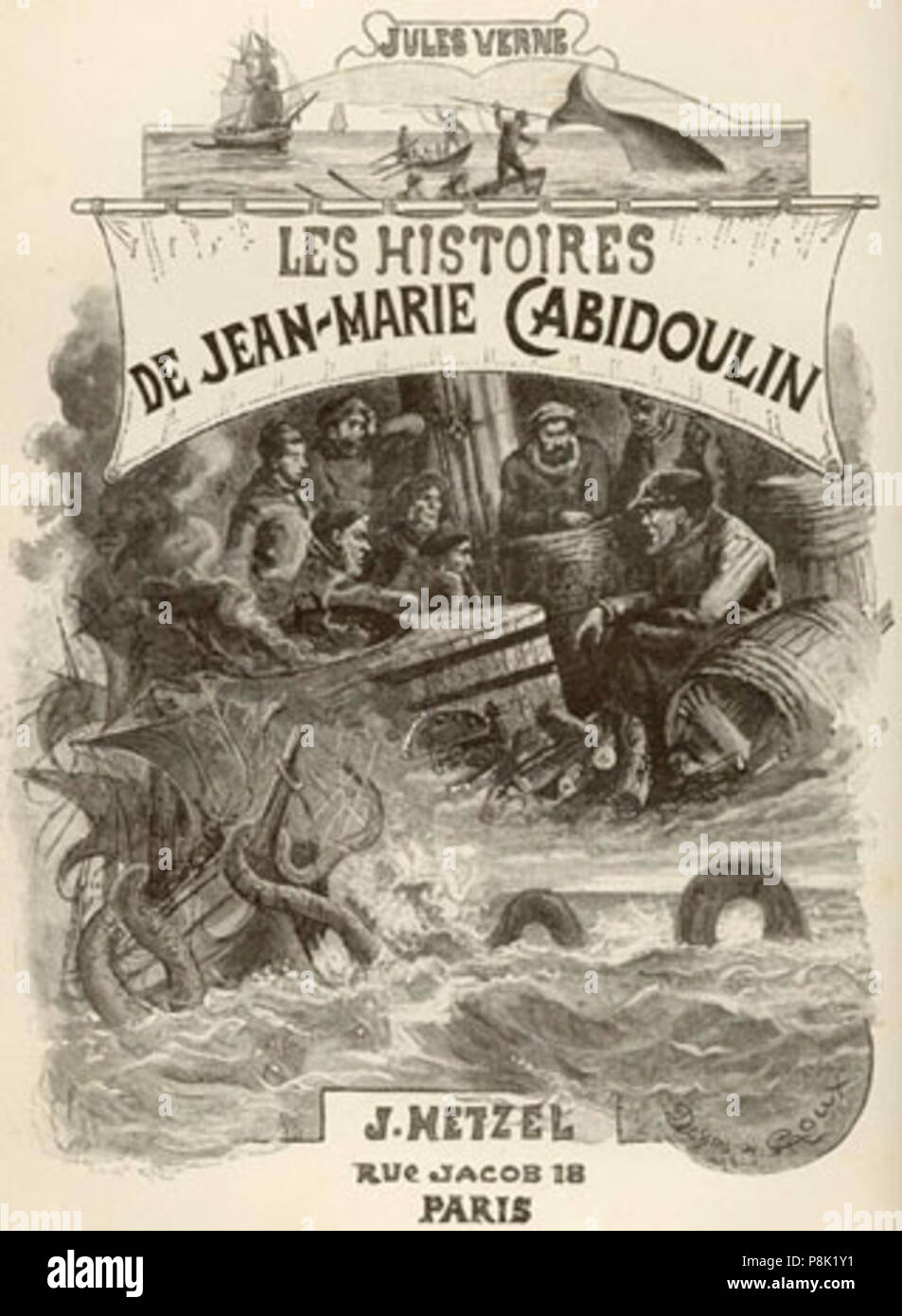 . 553 Le Serpent de mer (titre) Banque D'Images