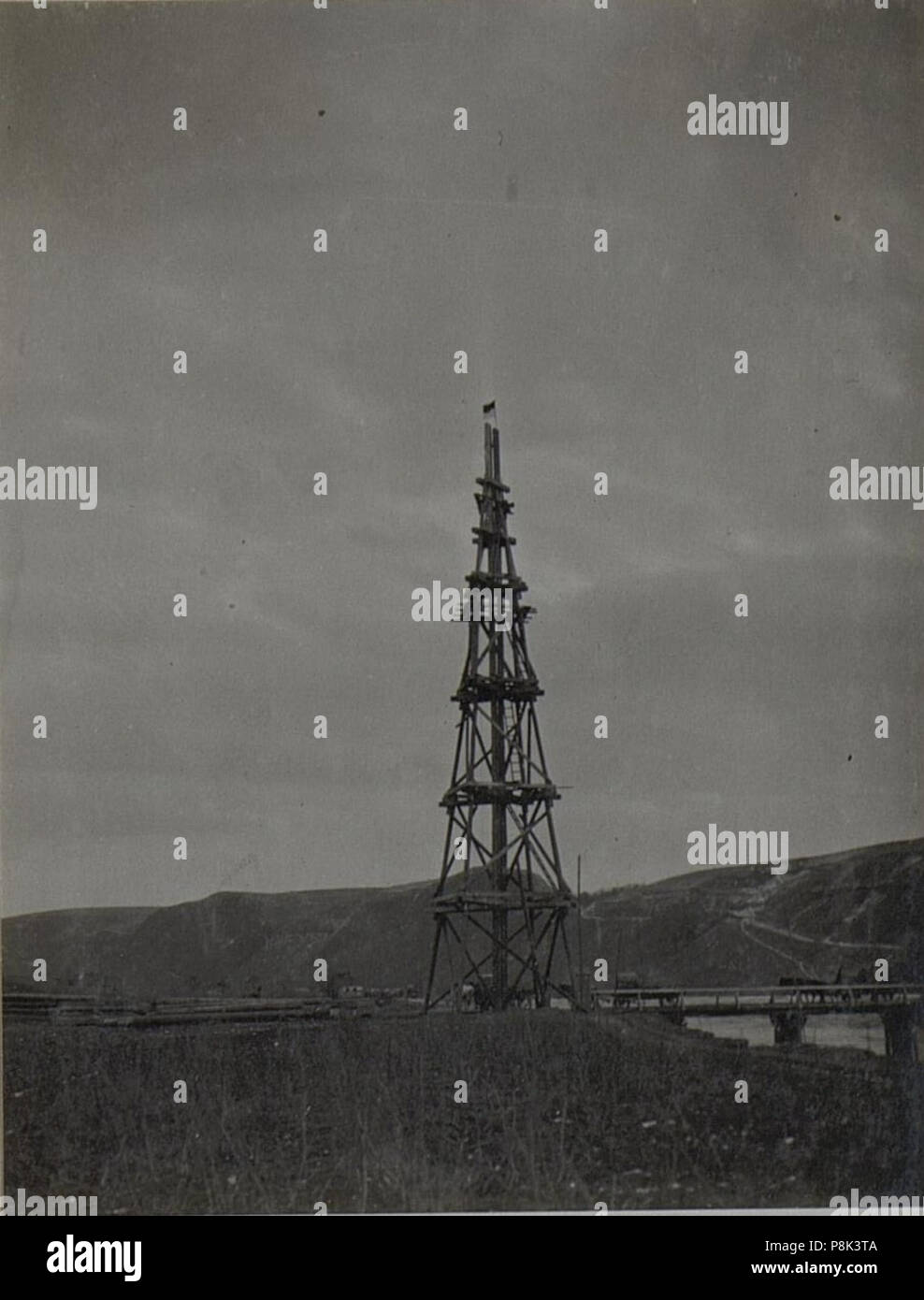 562 Träger für eine Dratseilbahn Doroschoutz bei. BildID (15451419) Banque D'Images