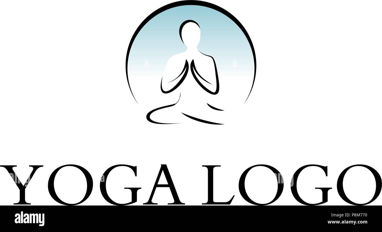 Icône. Vecteur. Le yoga. Illustration de Vecteur