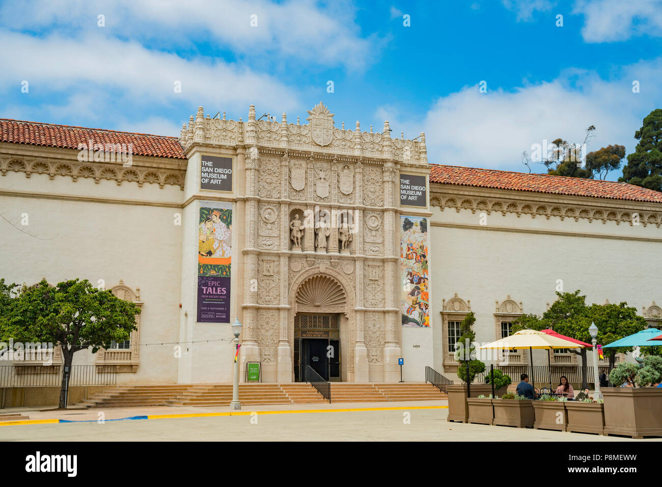 San Diego, 27 juin : le San Diego Museum of Art dans la belle et historique Le parc Balboa le Juin 27, 2018 à San Diego, Californie Banque D'Images