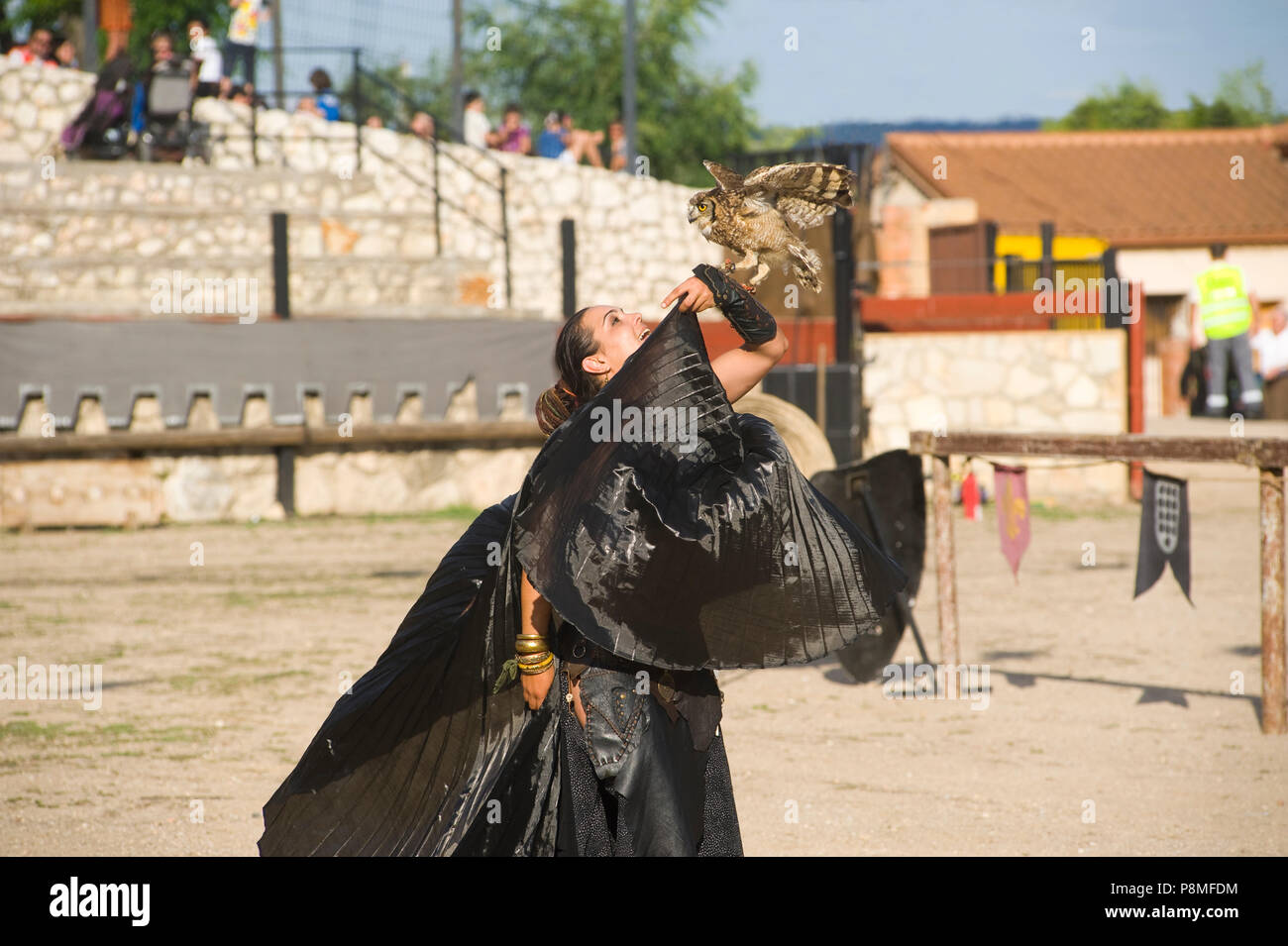 Fête médiévale de Hita, Guadalajara, Espagne. 7 juillet 2018. Banque D'Images