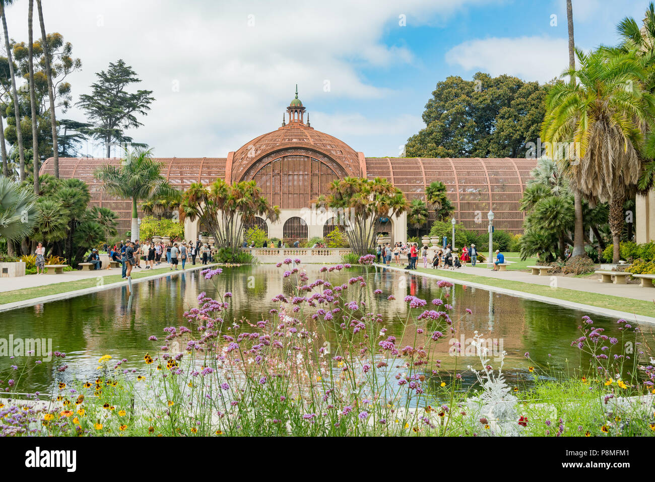 San Diego, 27 juin : Bâtiment botanique dans la belle et historique Le parc Balboa le Juin 27, 2018 à San Diego, Californie Banque D'Images