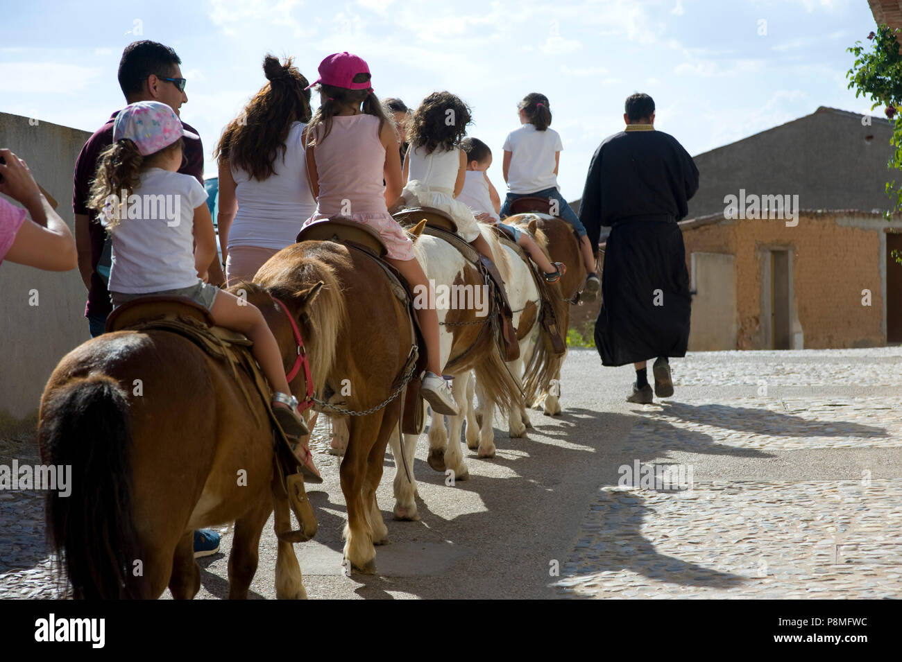 Fête médiévale de Hita, Guadalajara, Espagne. 7 juillet 2018. Banque D'Images