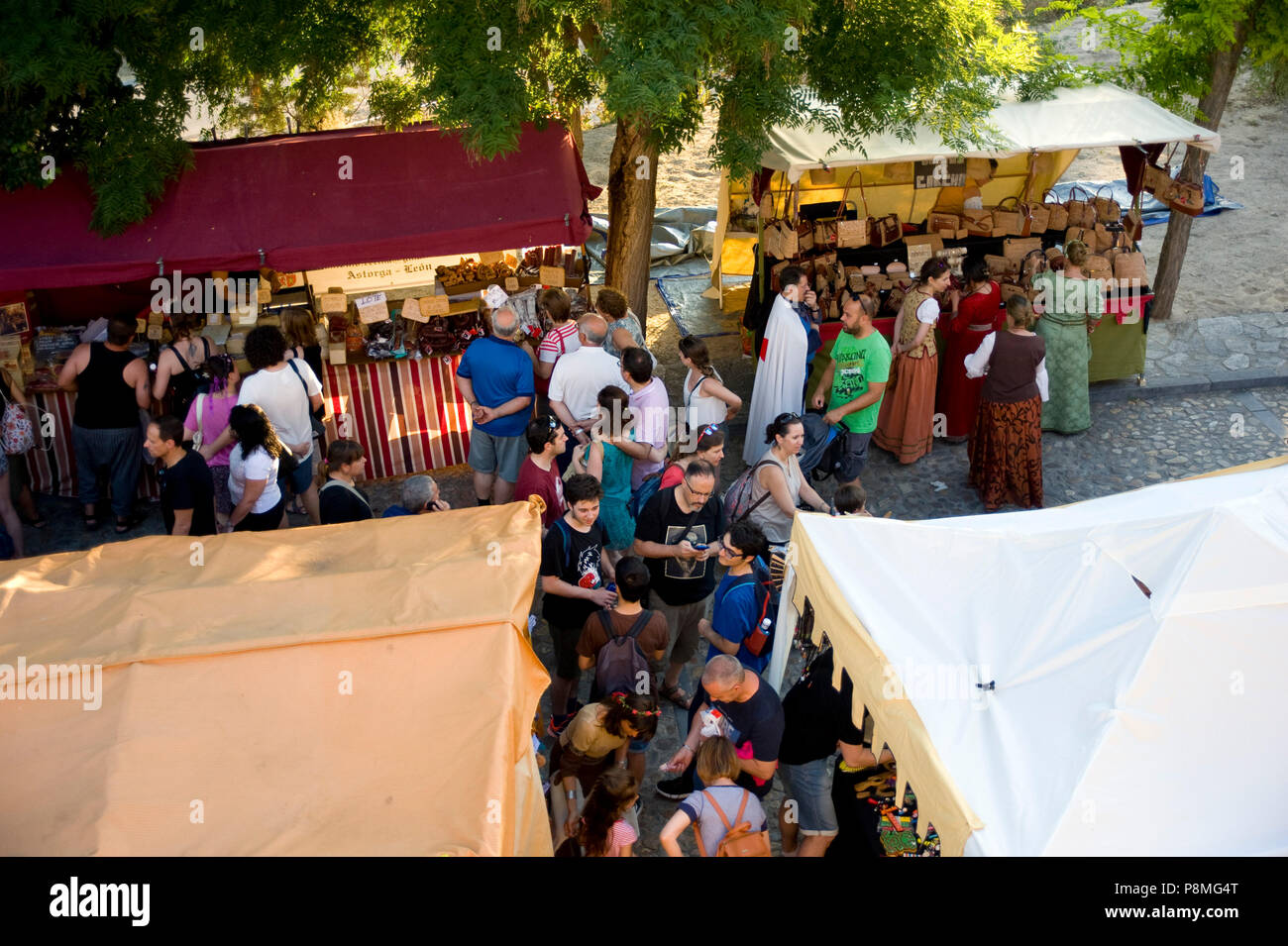 Fête médiévale de Hita, Guadalajara, Espagne. 7 juillet 2018. Banque D'Images