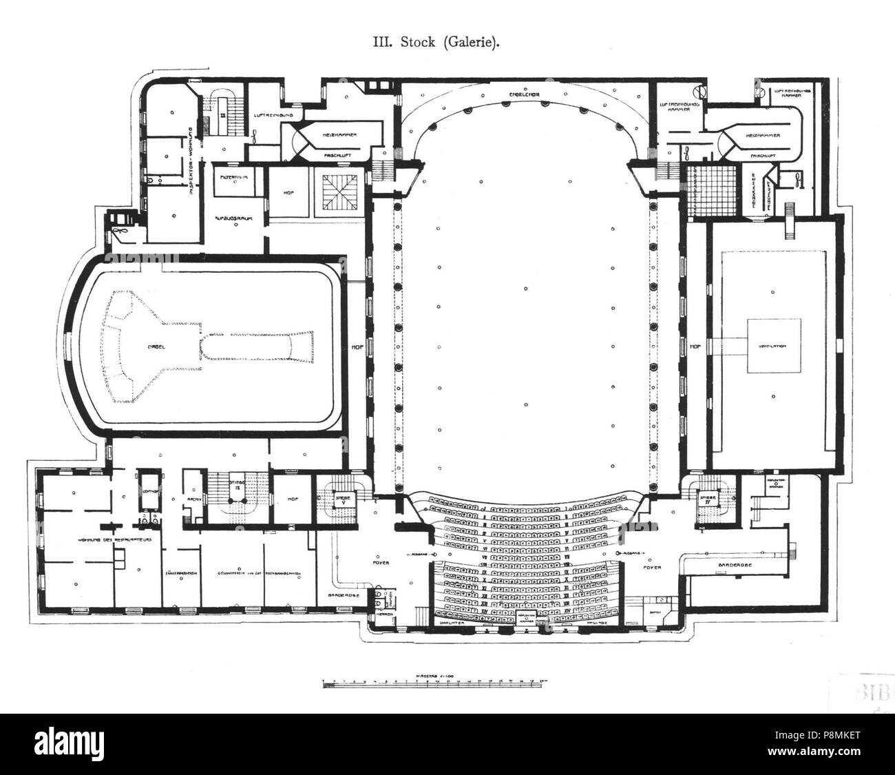 . 583 Wiener Konzerthaus 3. Galerie Stock Banque D'Images