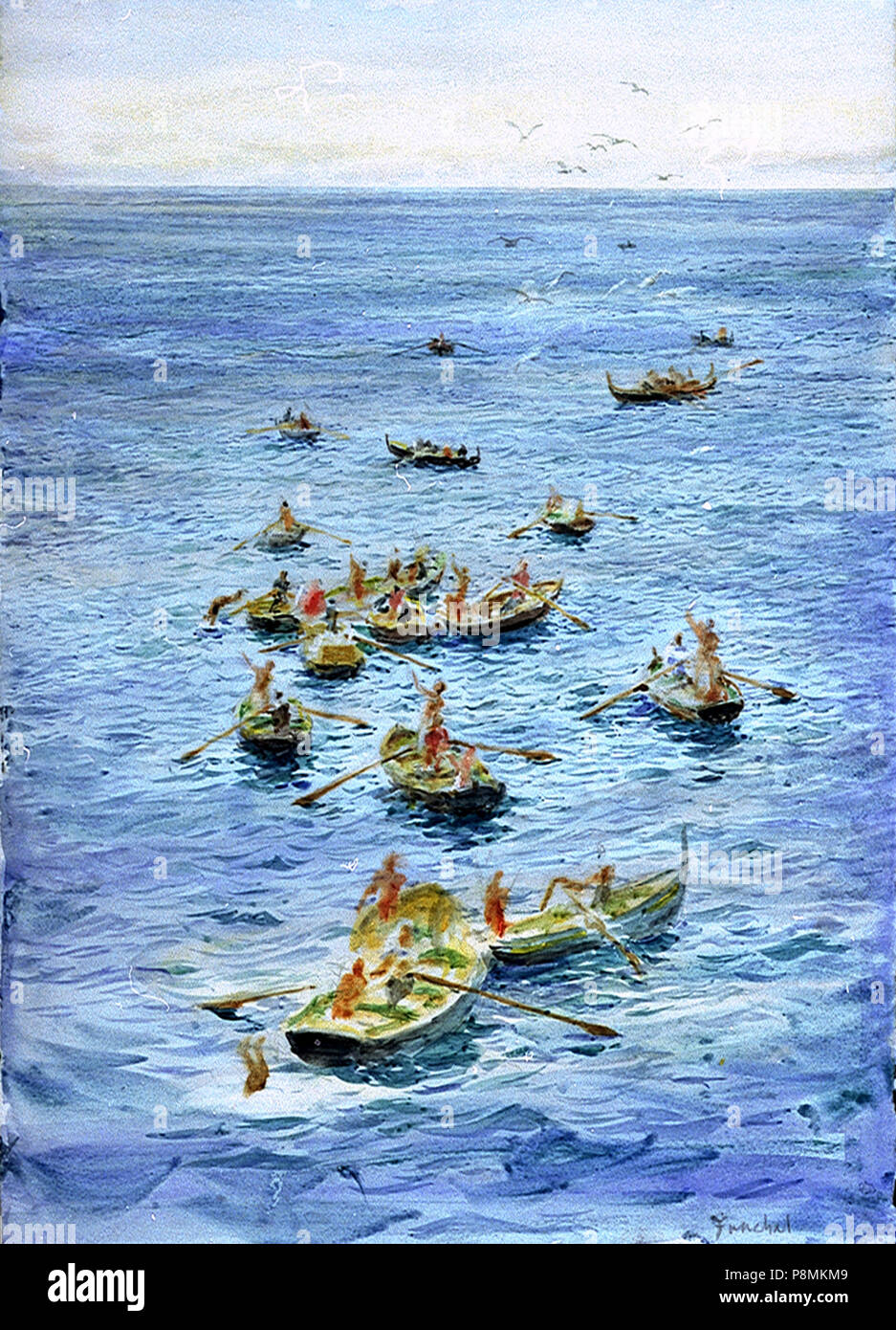 584 William Lionel Wyllie - Funchal (Mergulhança) Banque D'Images