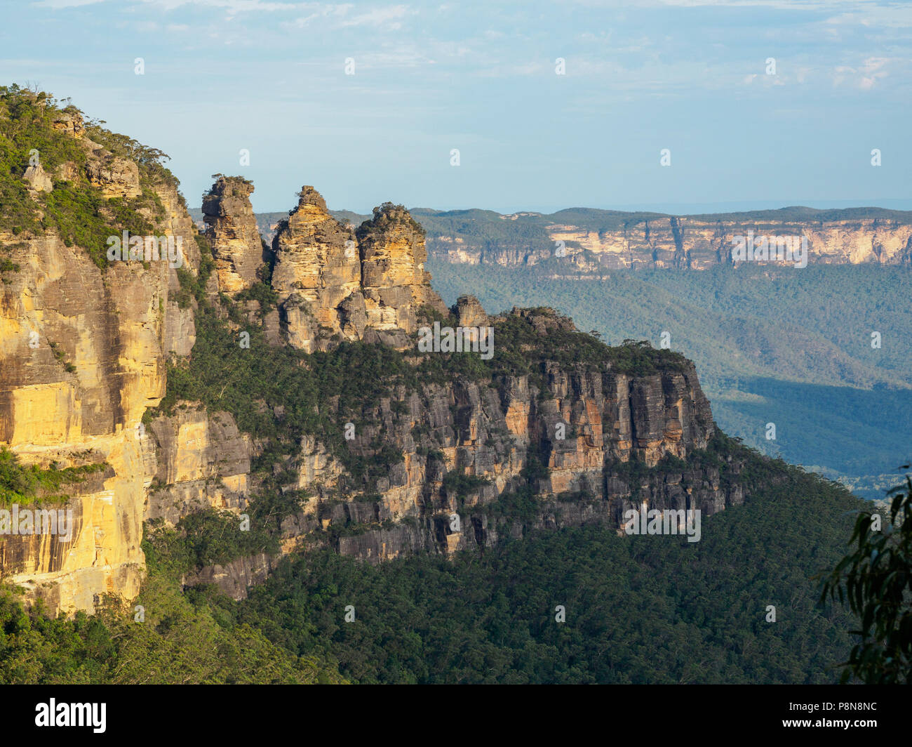 Three Sisters Rock dans le parc national des Blue Mountains Banque D'Images