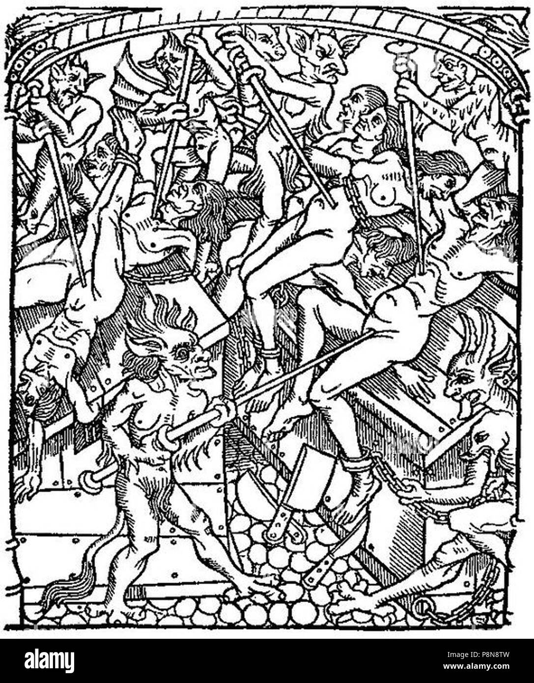 Art infernal Banque D'Images