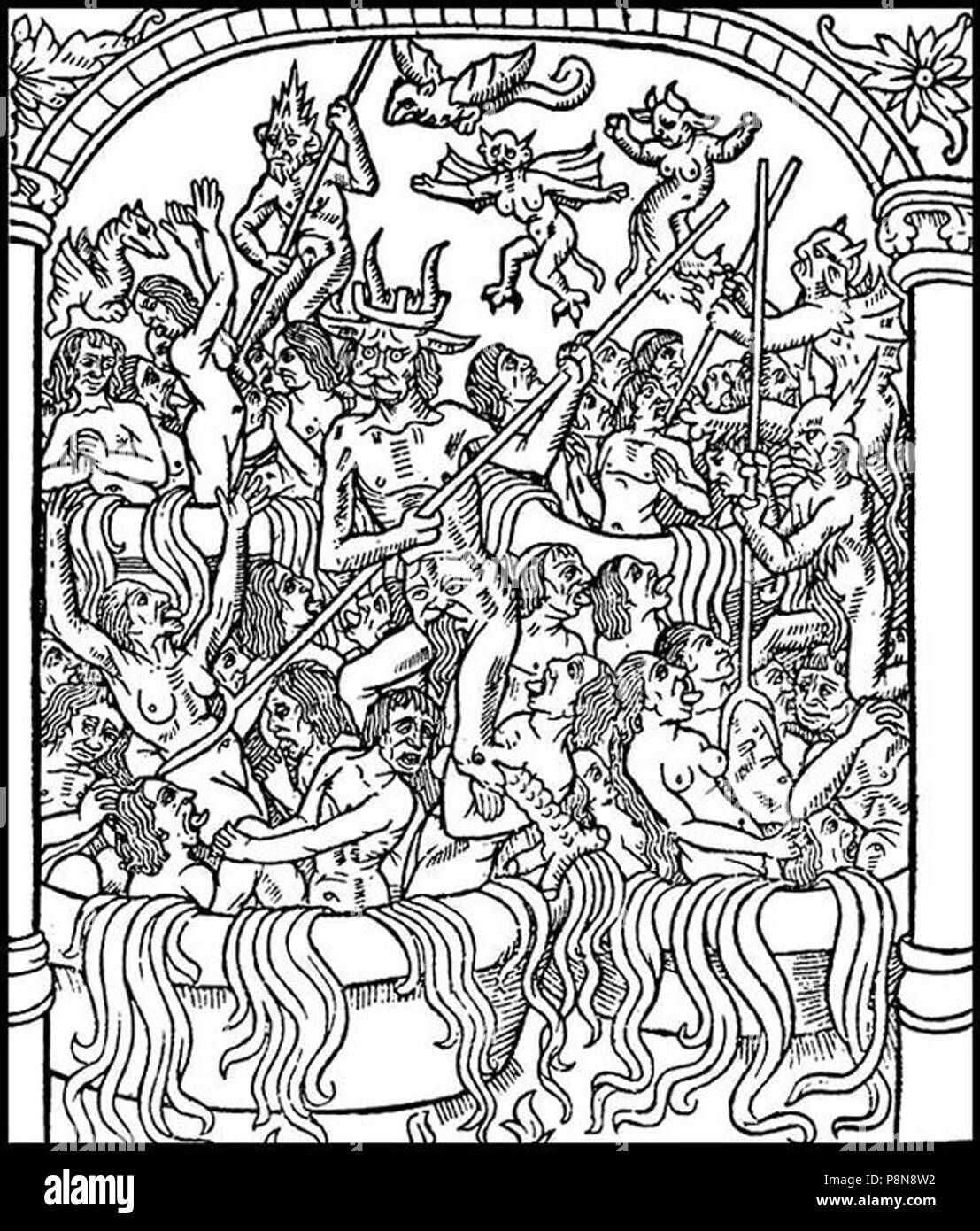 Art infernal Banque D'Images