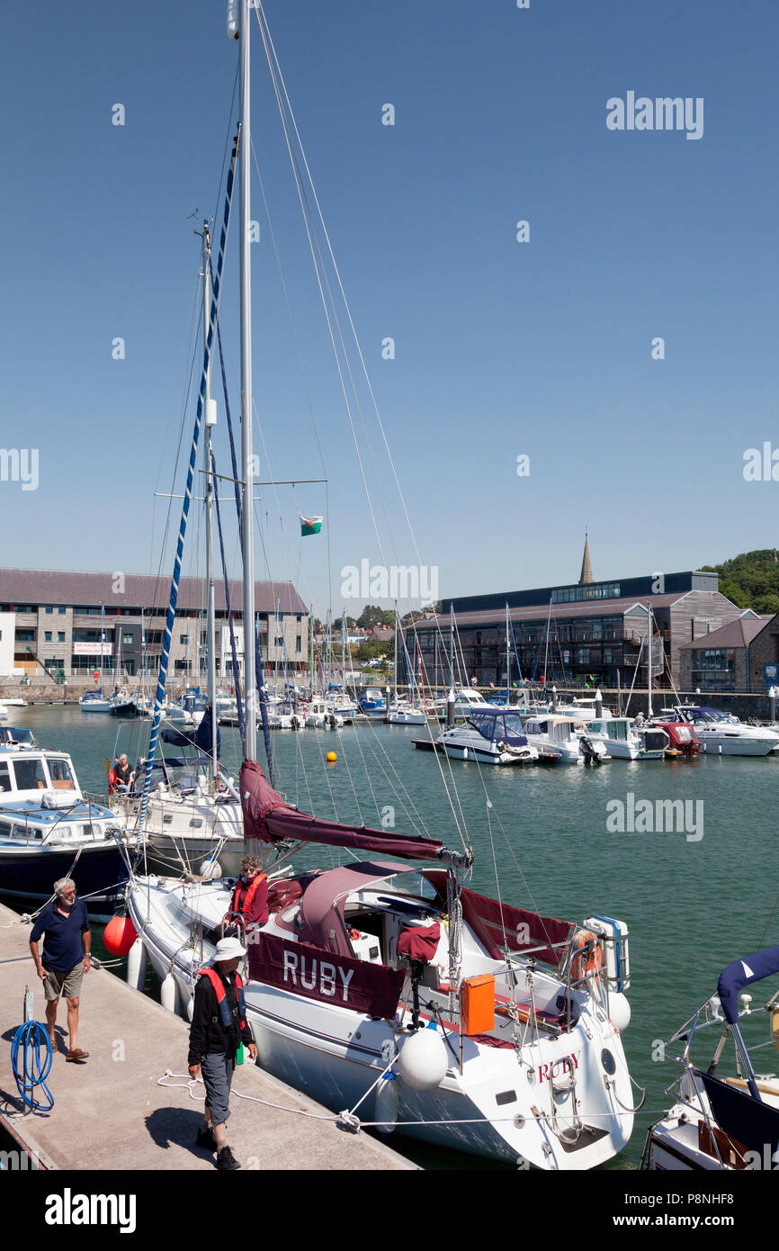 , Caernarfon Gwynedd, Pays de Galles Banque D'Images