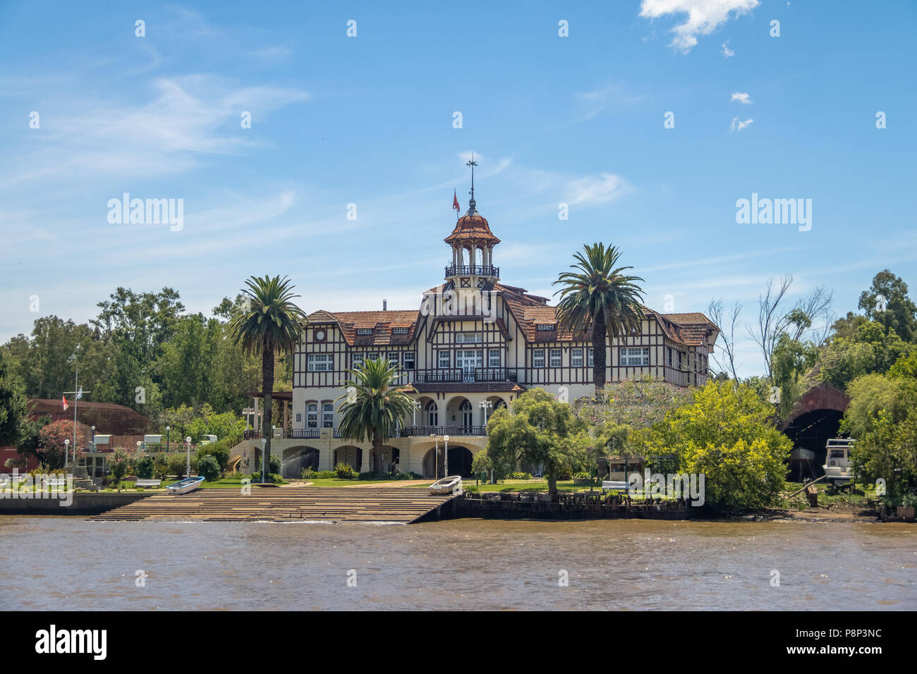 Club de Regatas La Marina Yacht Club - Tigre, Buenos Aires, Argentine Banque D'Images