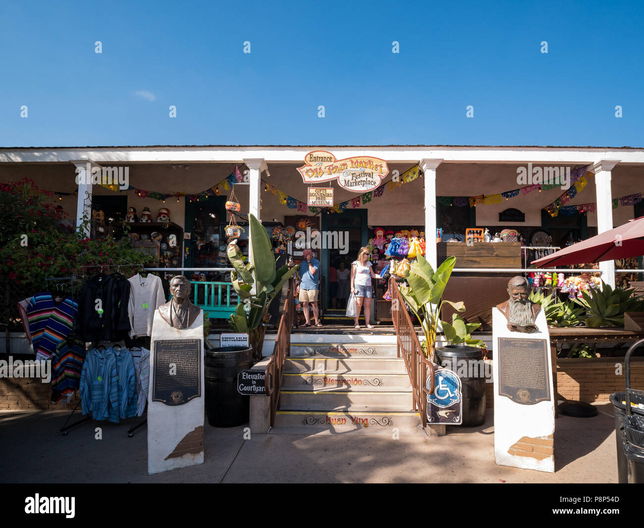 San Diego, 27 juin : belle vieille ville marché dans la vieille ville historique sur Juin 27, 2018 à San Diego, Californie Banque D'Images