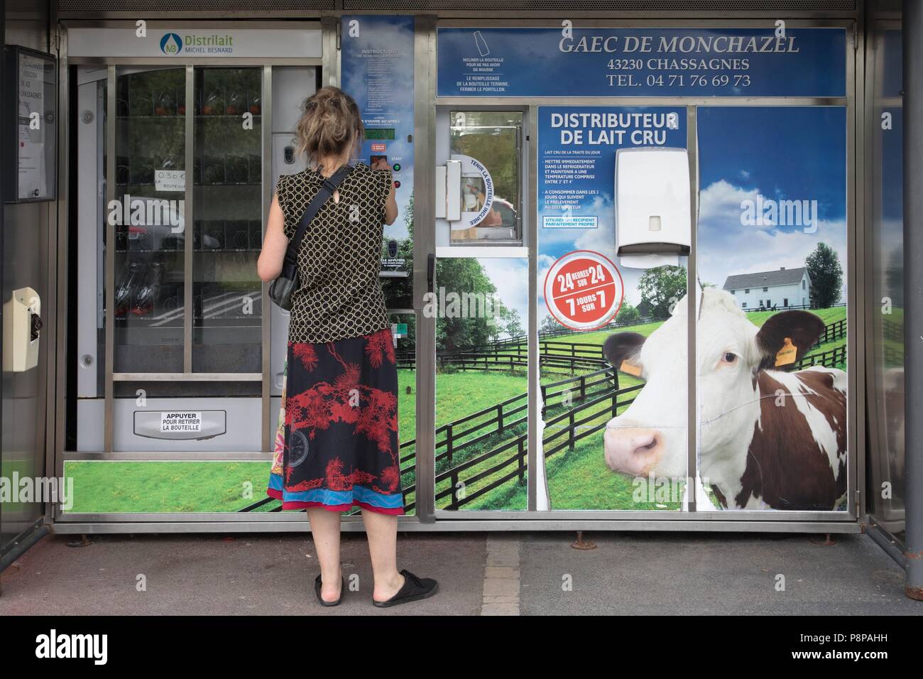 Distributeur Automatique De Lait Banque d