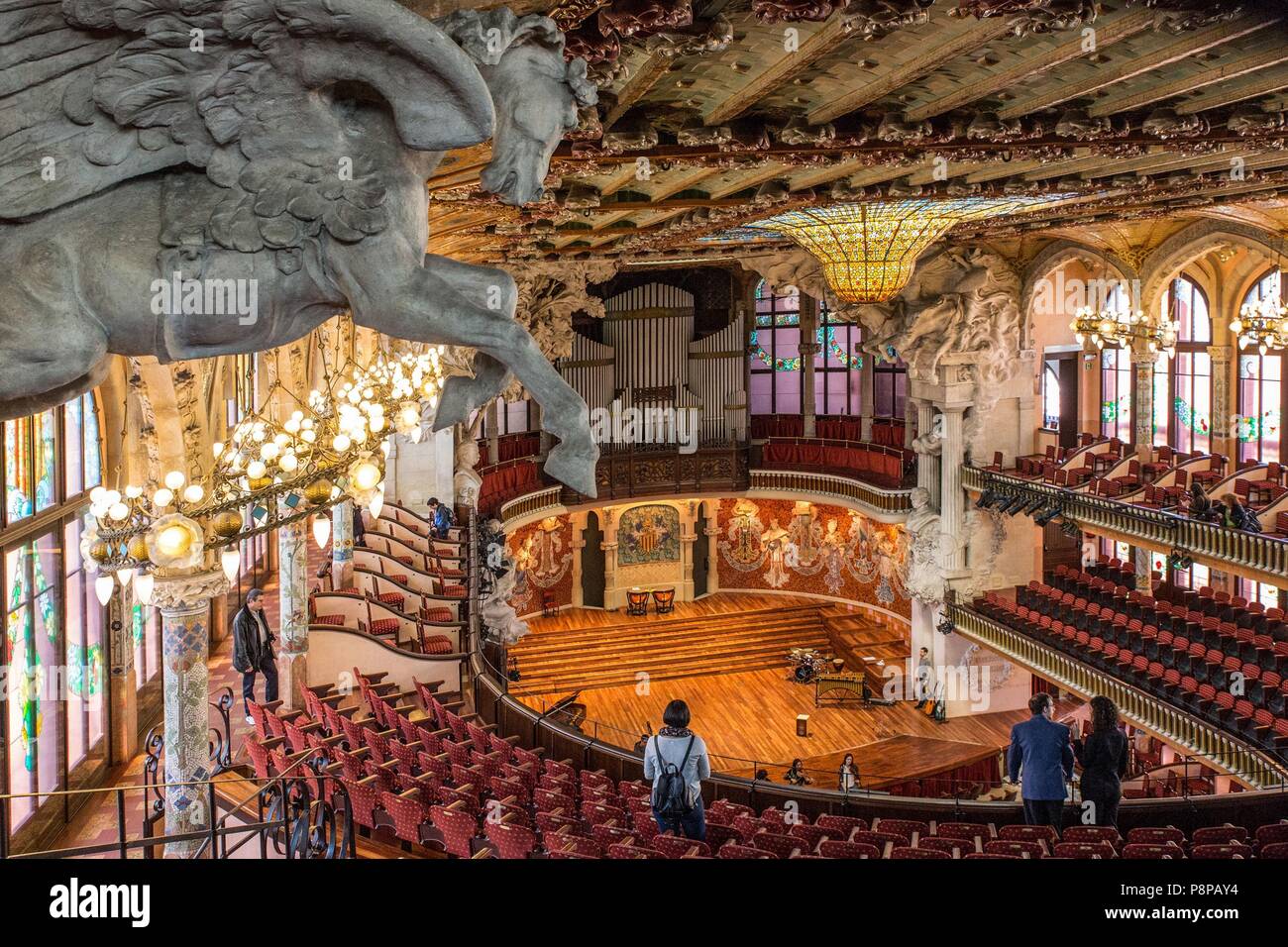 Ville de Barcelone, Catalogne, Espagne Banque D'Images