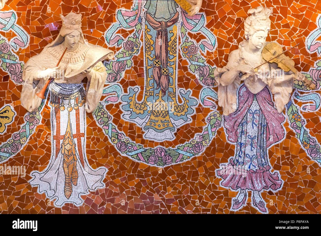 Ville de Barcelone, Catalogne, Espagne Banque D'Images