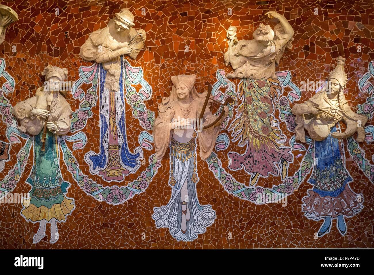 Ville de Barcelone, Catalogne, Espagne Banque D'Images