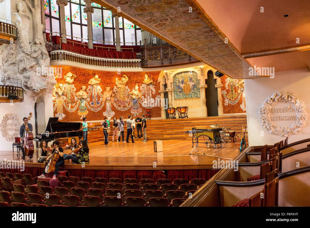 Ville de Barcelone, Catalogne, Espagne Banque D'Images