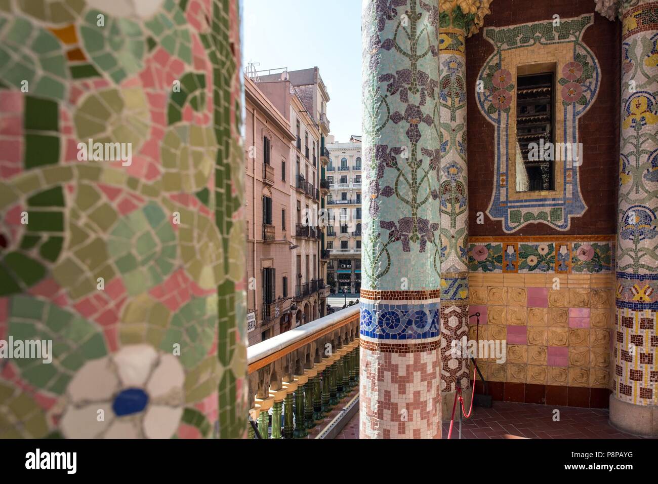 Ville de Barcelone, Catalogne, Espagne Banque D'Images