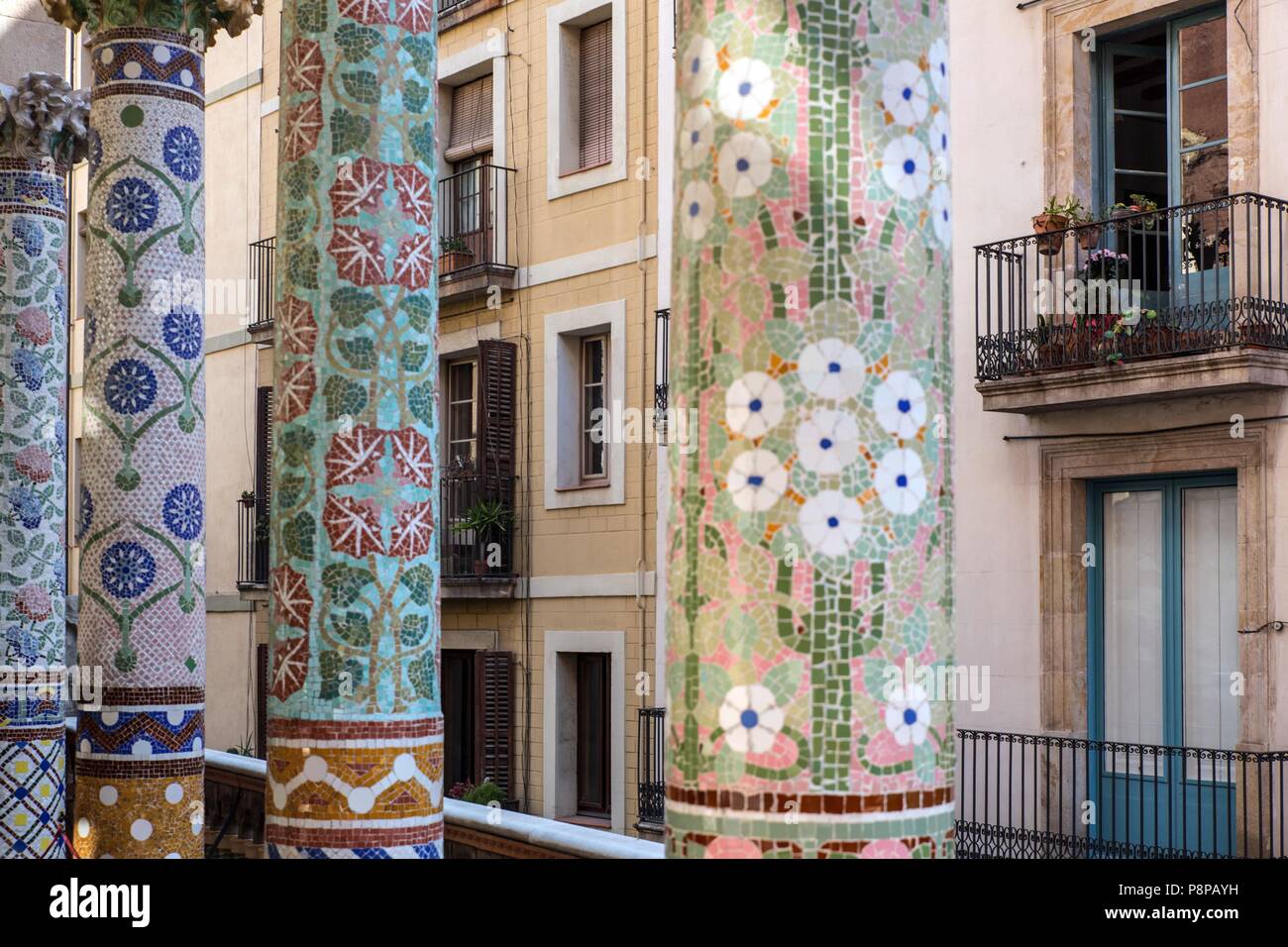 Ville de Barcelone, Catalogne, Espagne Banque D'Images