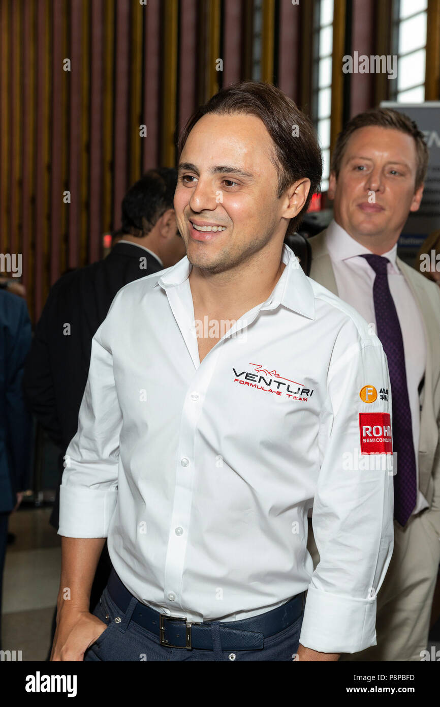 New York, États-Unis. 12 juillet, 2018. Pilote de Formule 1 Felipe Massa assiste à l'événement spécial pour le Forum sur le développement durable, organisé par Monaco Mission Permanente Crédit : Lev Radin/Pacific Press/Alamy Live News Banque D'Images