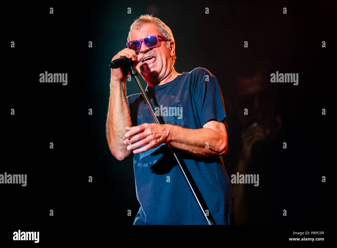 Stupinigi, Italie. 11 juillet, 2018. Le groupe de hard rock britannique Deep Purple live sur la scène du Festival Parc Stupinigi Sonic 2018. Credit : Alessandro Bosio/Pacific Press/Alamy Live News Banque D'Images