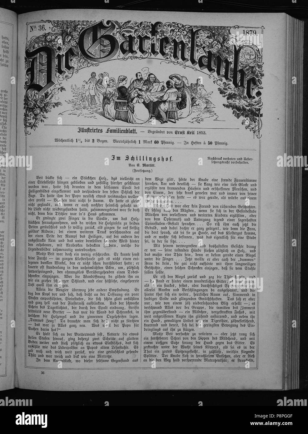 . 191 Die Gartenlaube (1879) 593 Banque D'Images