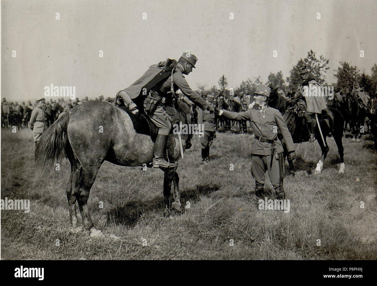 . 56 Besichtigung des Landwehrulanen Regimentes am 4.9.1916 4 BildID (15550160) Banque D'Images