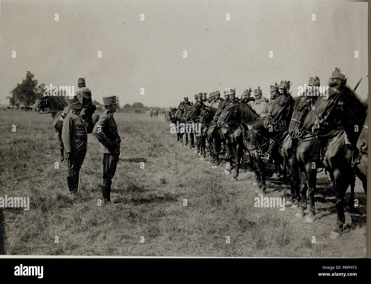 . 56 Besichtigung des Landwehrulanen Regimentes am 4.9.1916 4 BildID (15550167) Banque D'Images