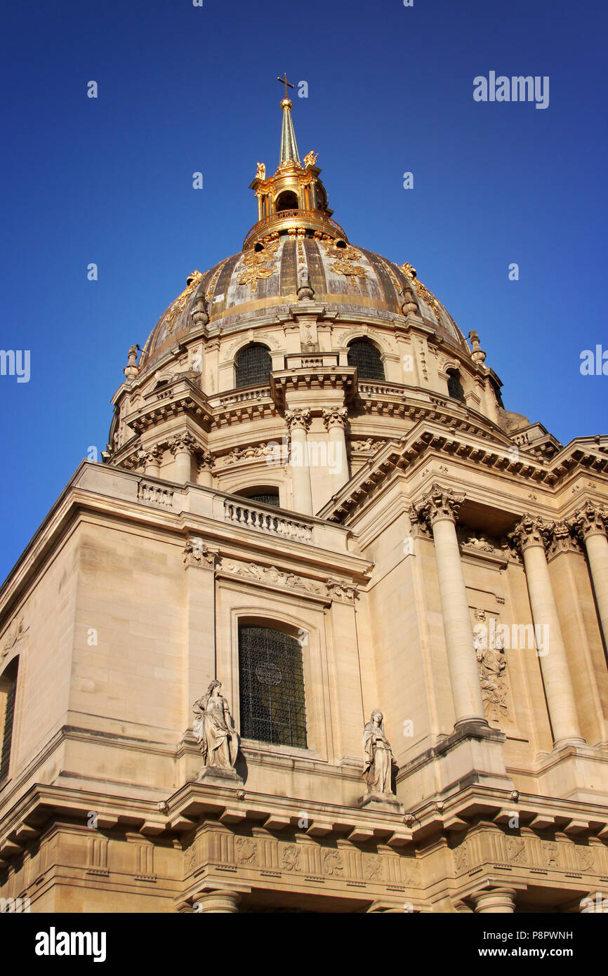 Dome des Invalides à Paris, France Banque D'Images