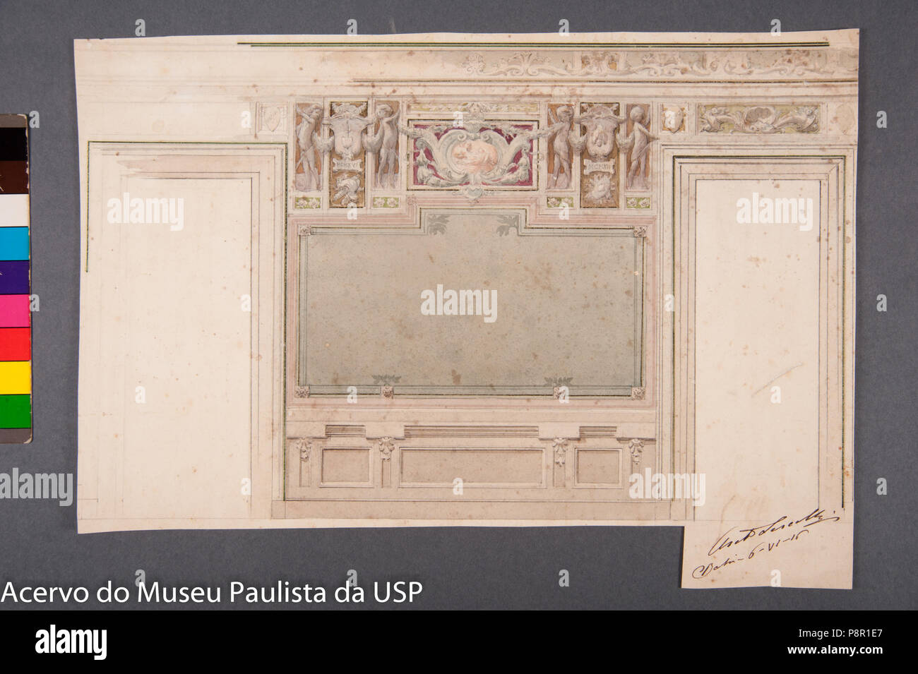 521 Sercelli, Oreste - Sem Título-Legenda 17 Banque D'Images