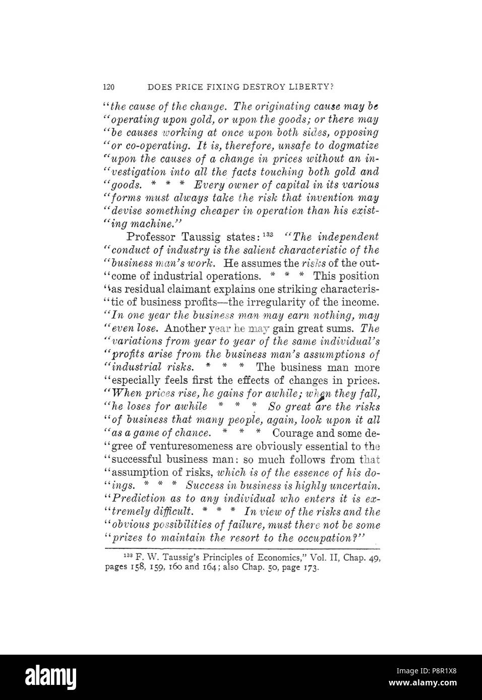 . 264 Earle, la fixation des prix ne détruire la liberté, 1920, 120 Banque D'Images