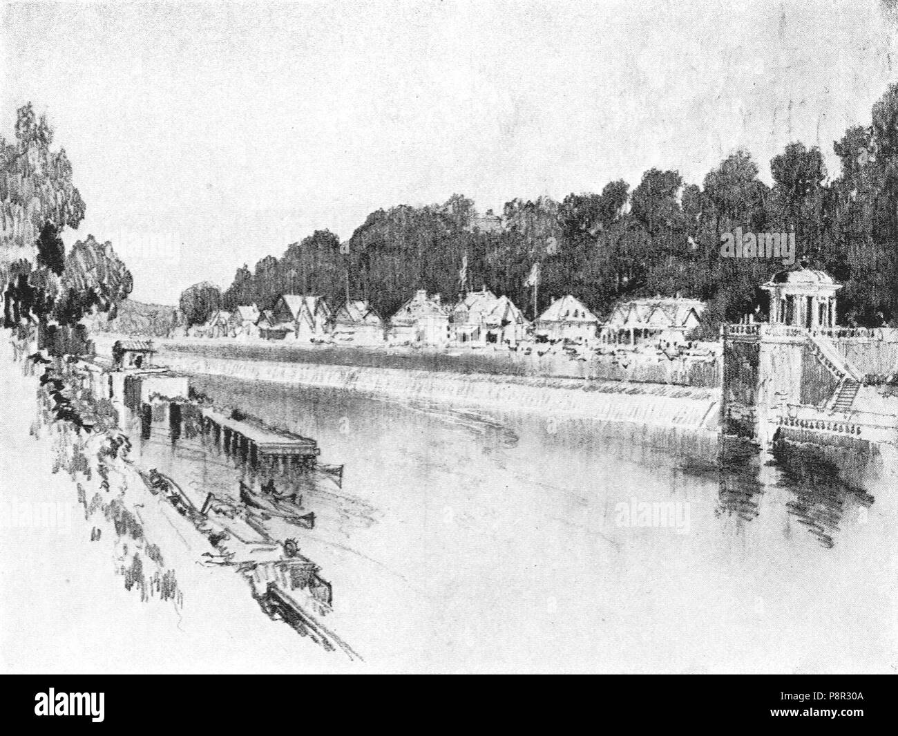 . 444 Notre Philadelphia (Pennell, 1914) p171 Banque D'Images