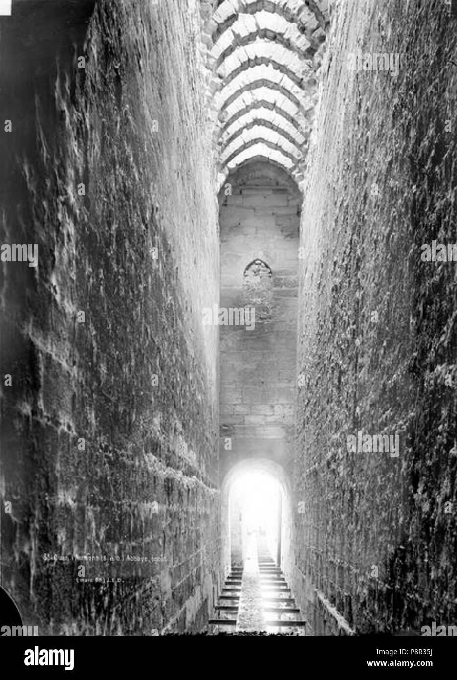 24 Abbaye de Maubuisson (ancienne) - Egout - Saint-Ouen-l'Aumône - Médiathèque de l'architecture et du patrimoine - APMH00016296 Banque D'Images