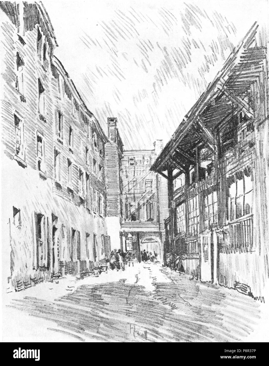 . 444 Notre Philadelphia (Pennell, 1914) p279 Banque D'Images