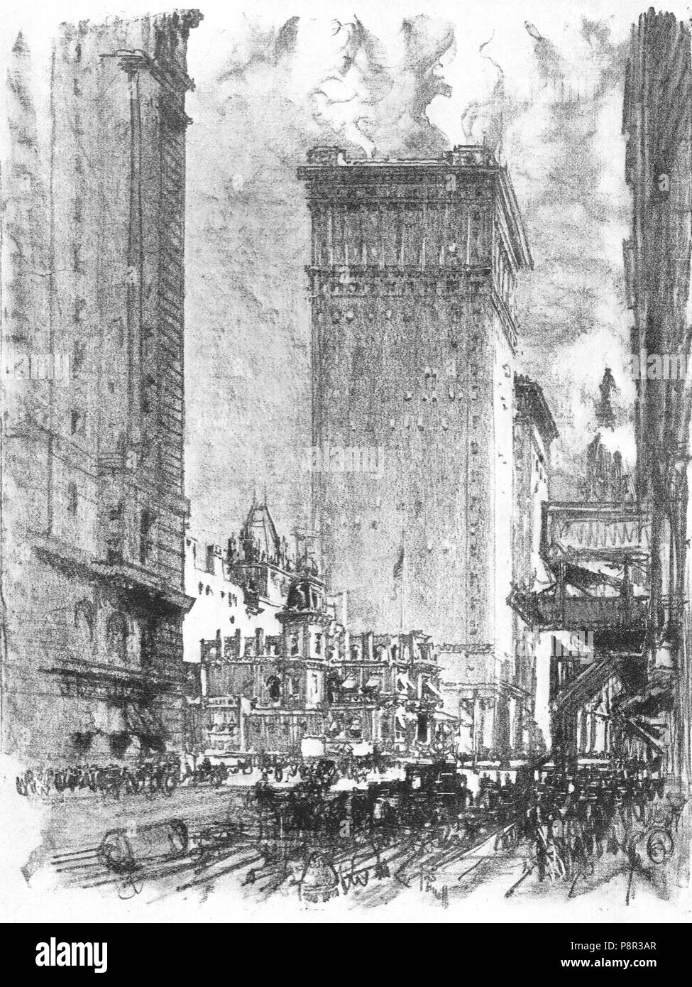 . 445 Notre Philadelphia (Pennell, 1914) p531 Banque D'Images