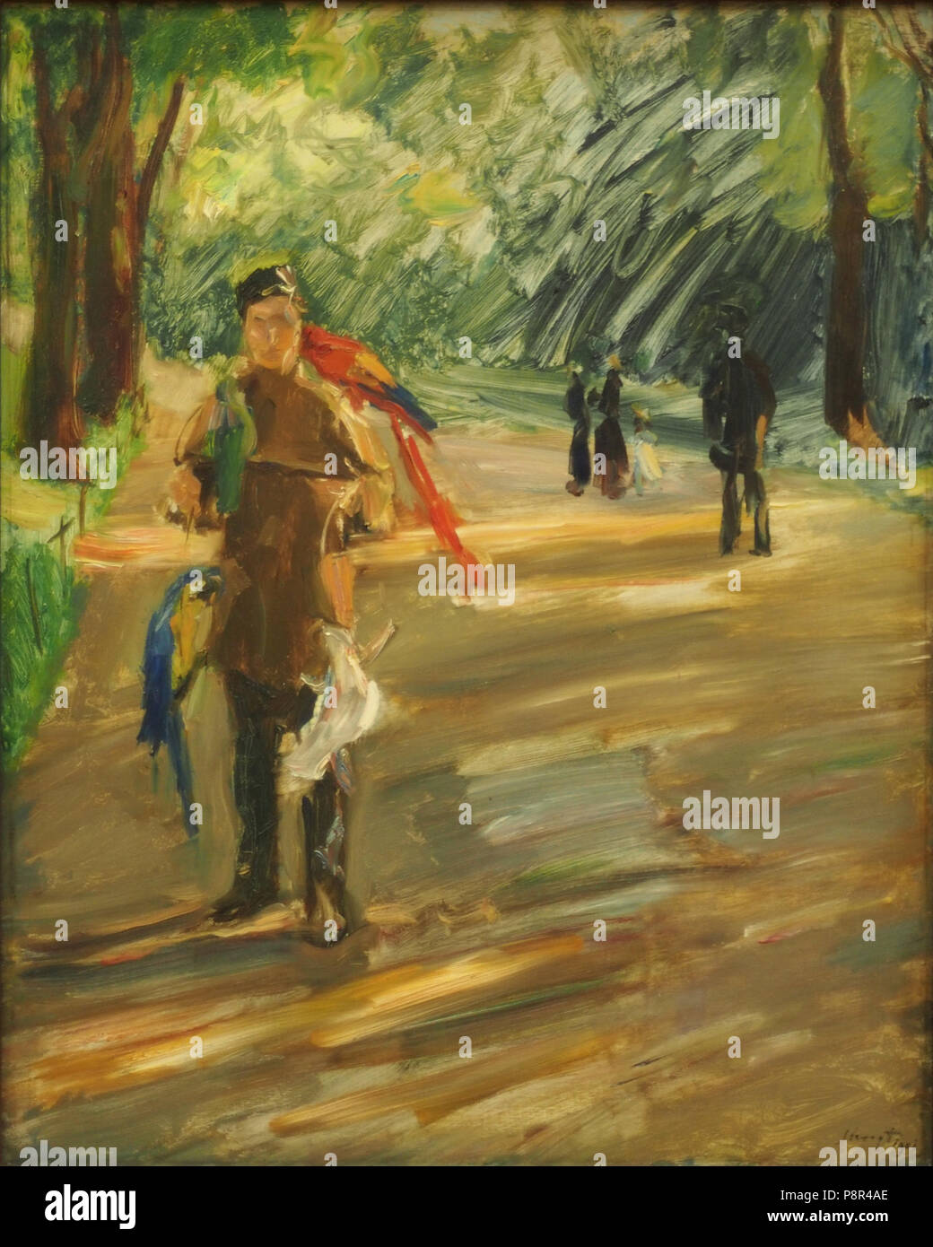 . 522 Max Slevogt 02 Papageienmann Banque D'Images