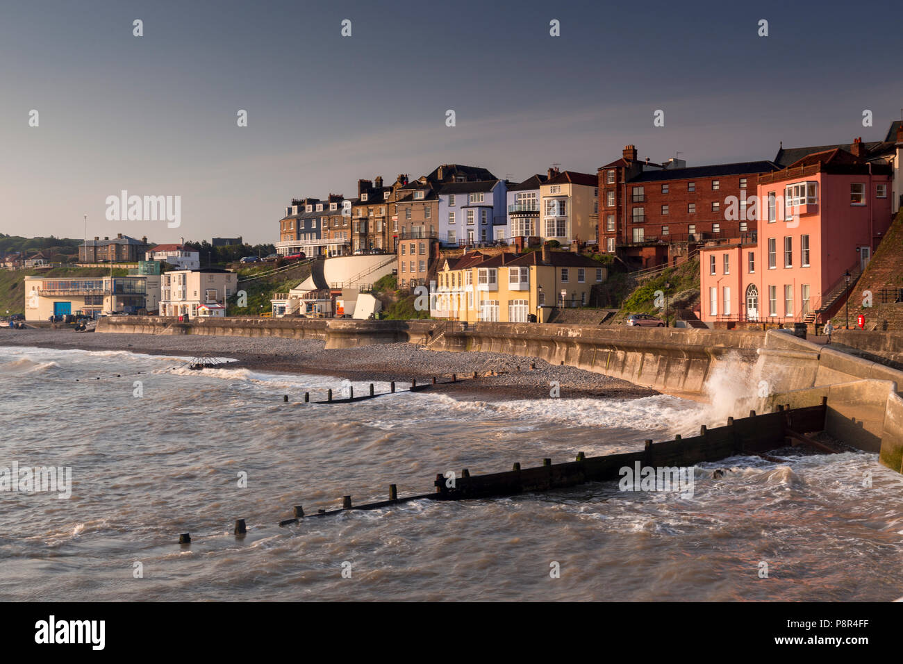 Front de mer de Cromer, Norfolk Coast, Angleterre Banque D'Images