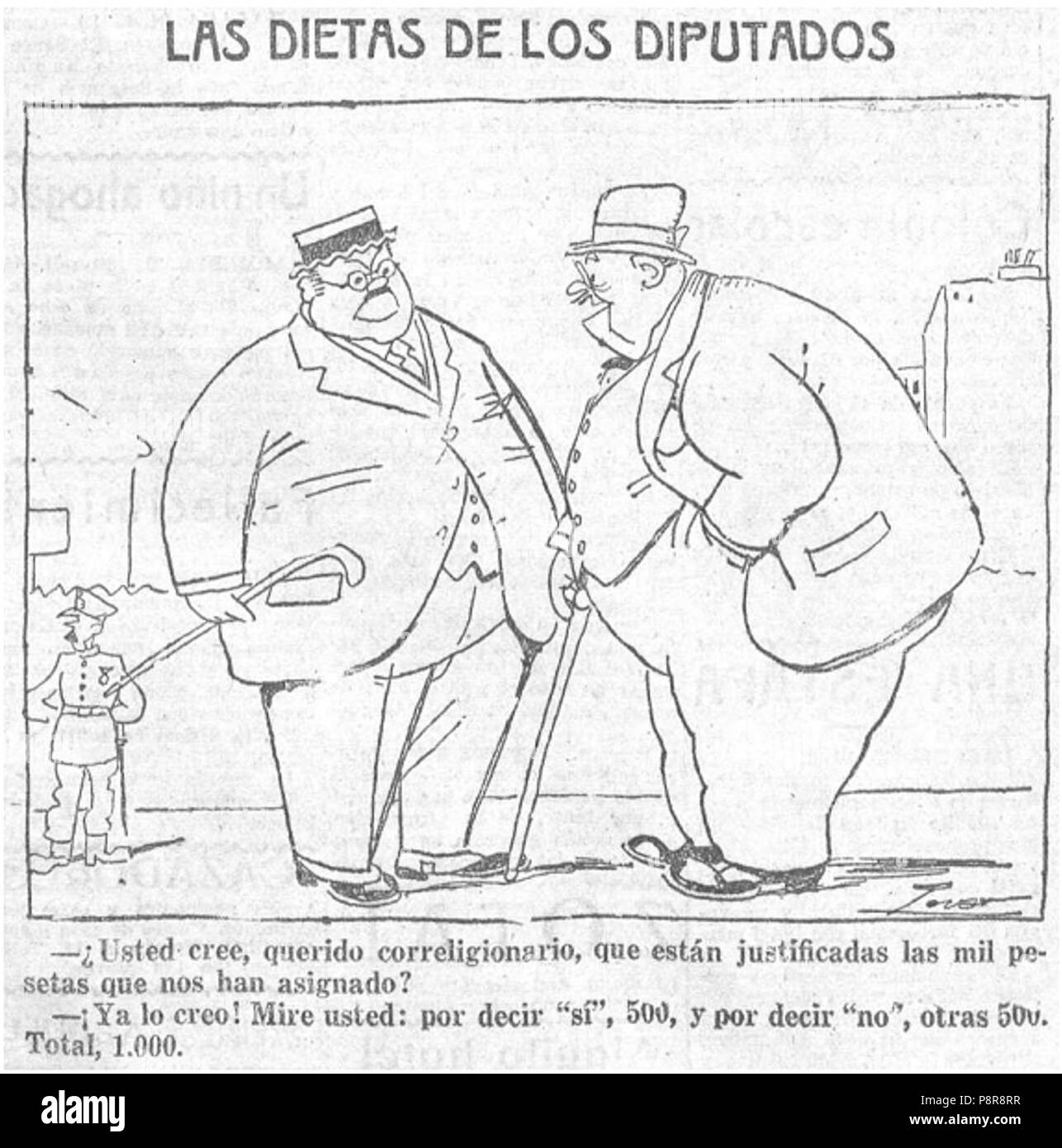 . 398 las dietas de los Diputados, de Tovar Banque D'Images