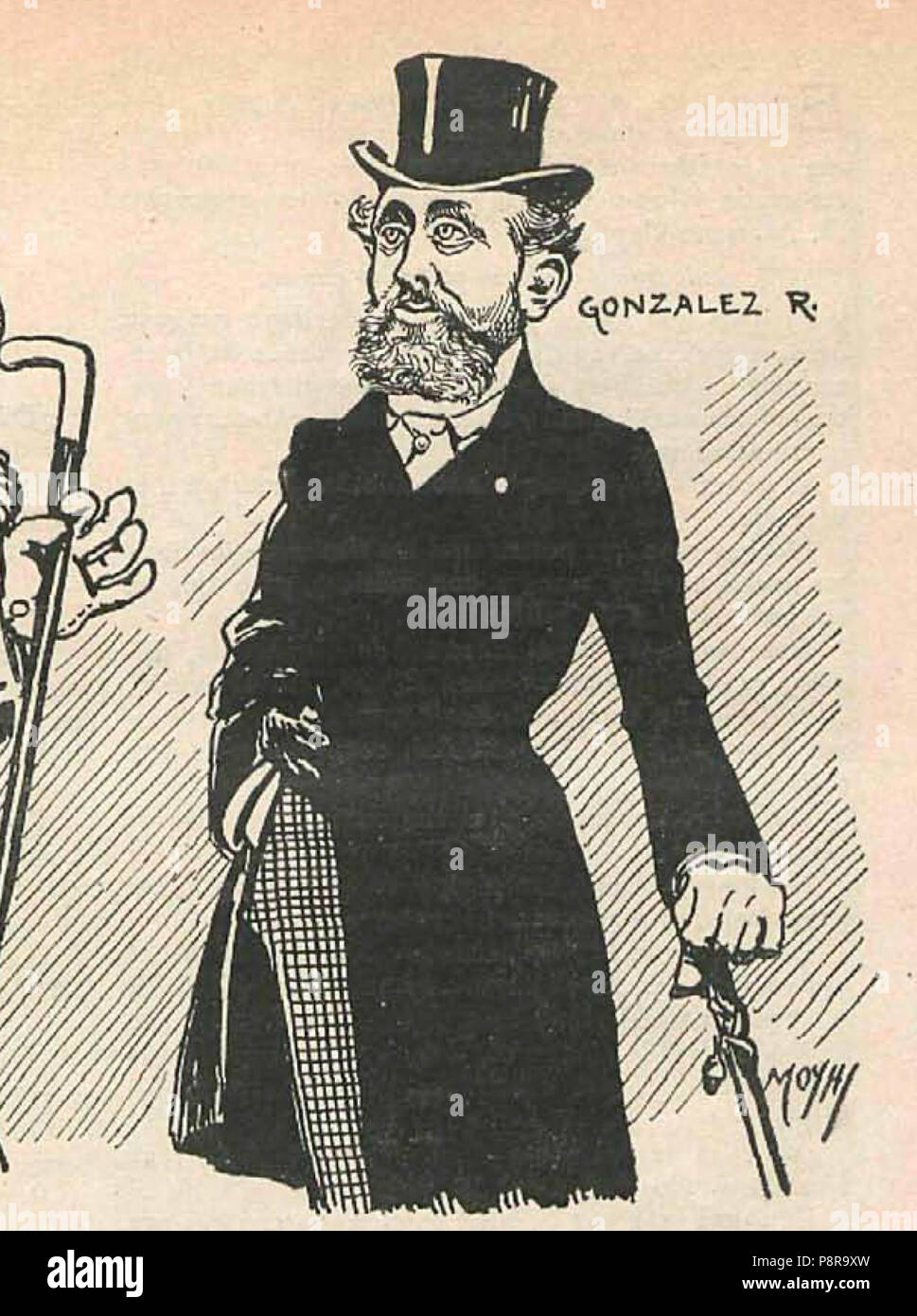 76 Carlos González, Rothwos después del v12, de Moya, Gedeón, 25-11-1904 (rognée) Banque D'Images
